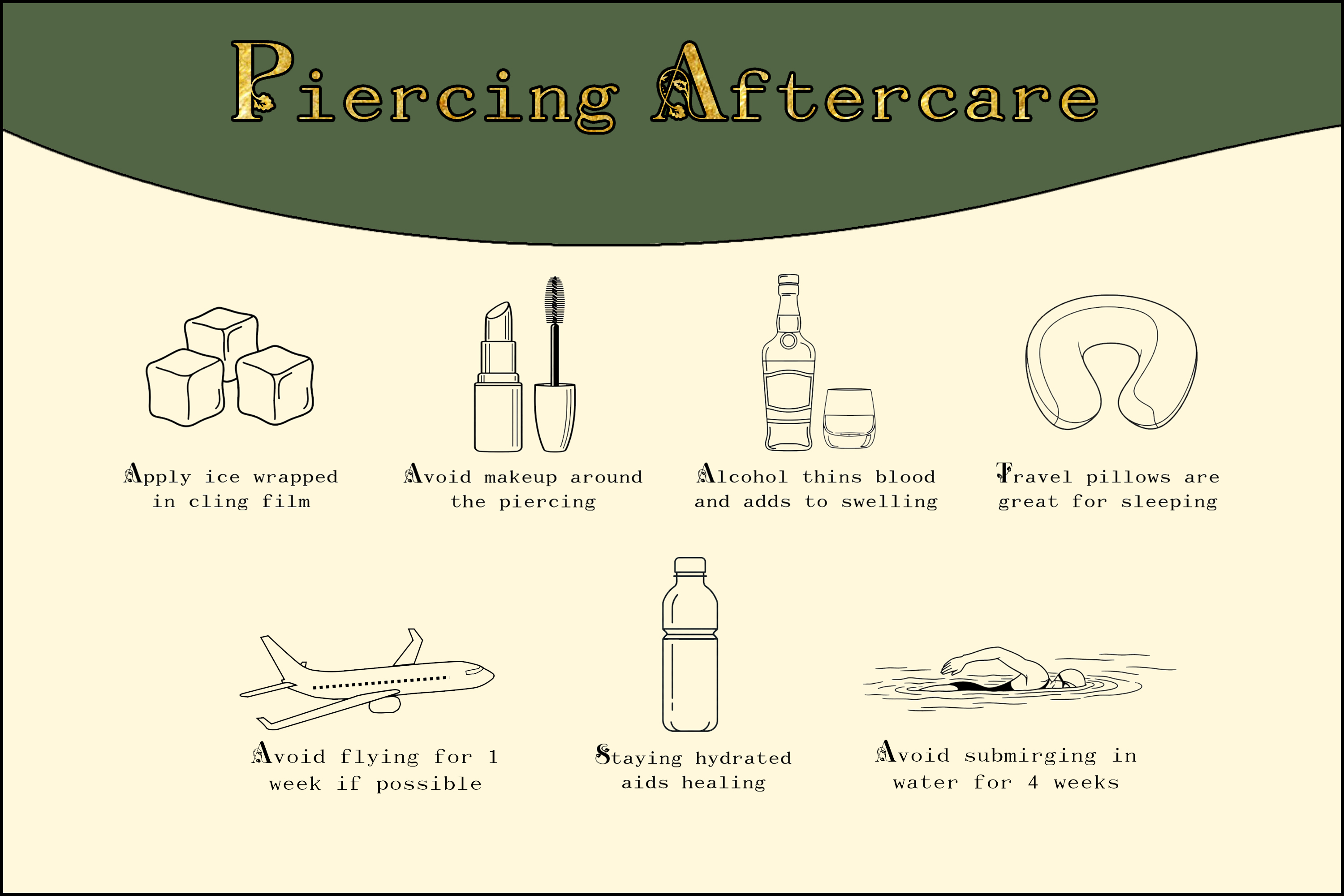 Piercing Aftercare Tips